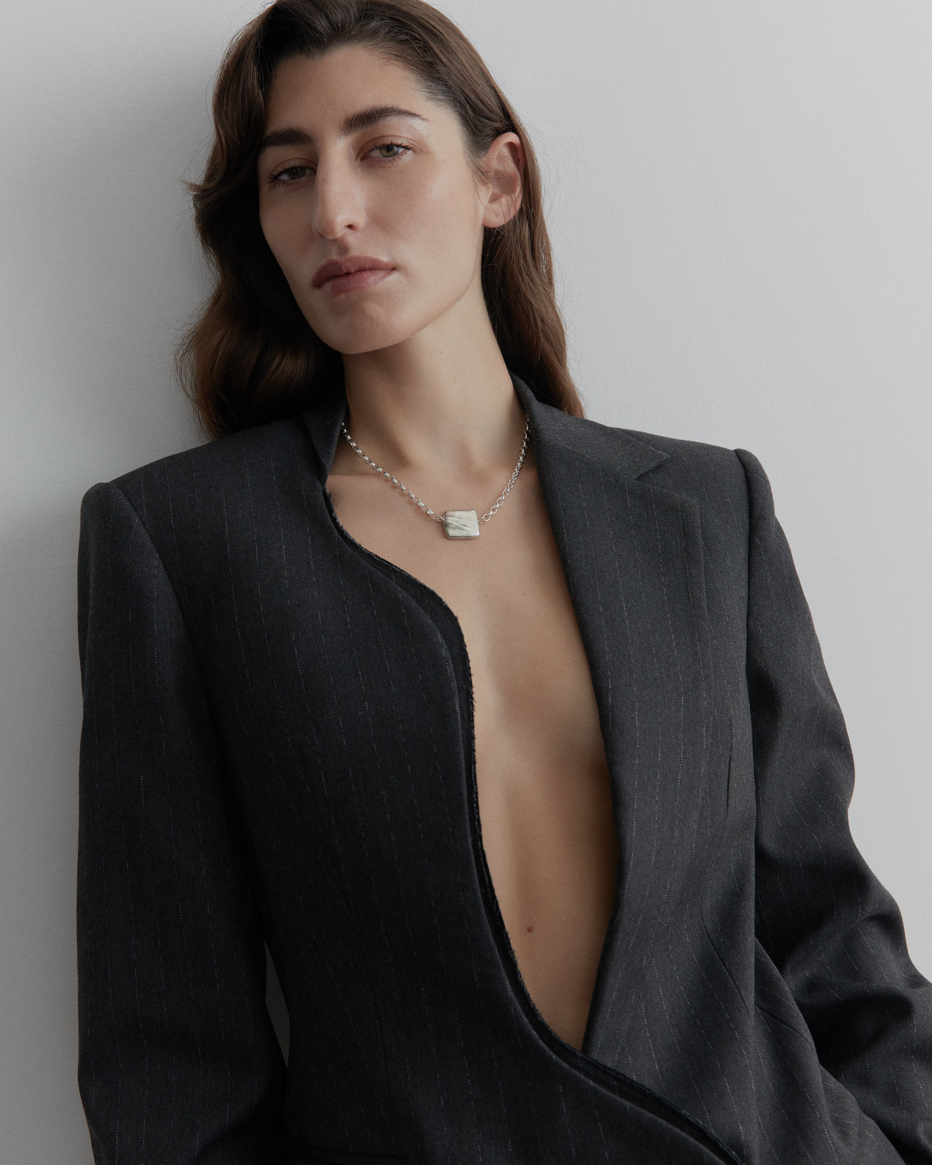 VERSO NECKLACE SILVER