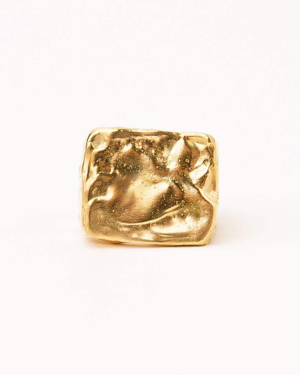 Carolina de Barros Jewellery Areia Rectangular Signet ring