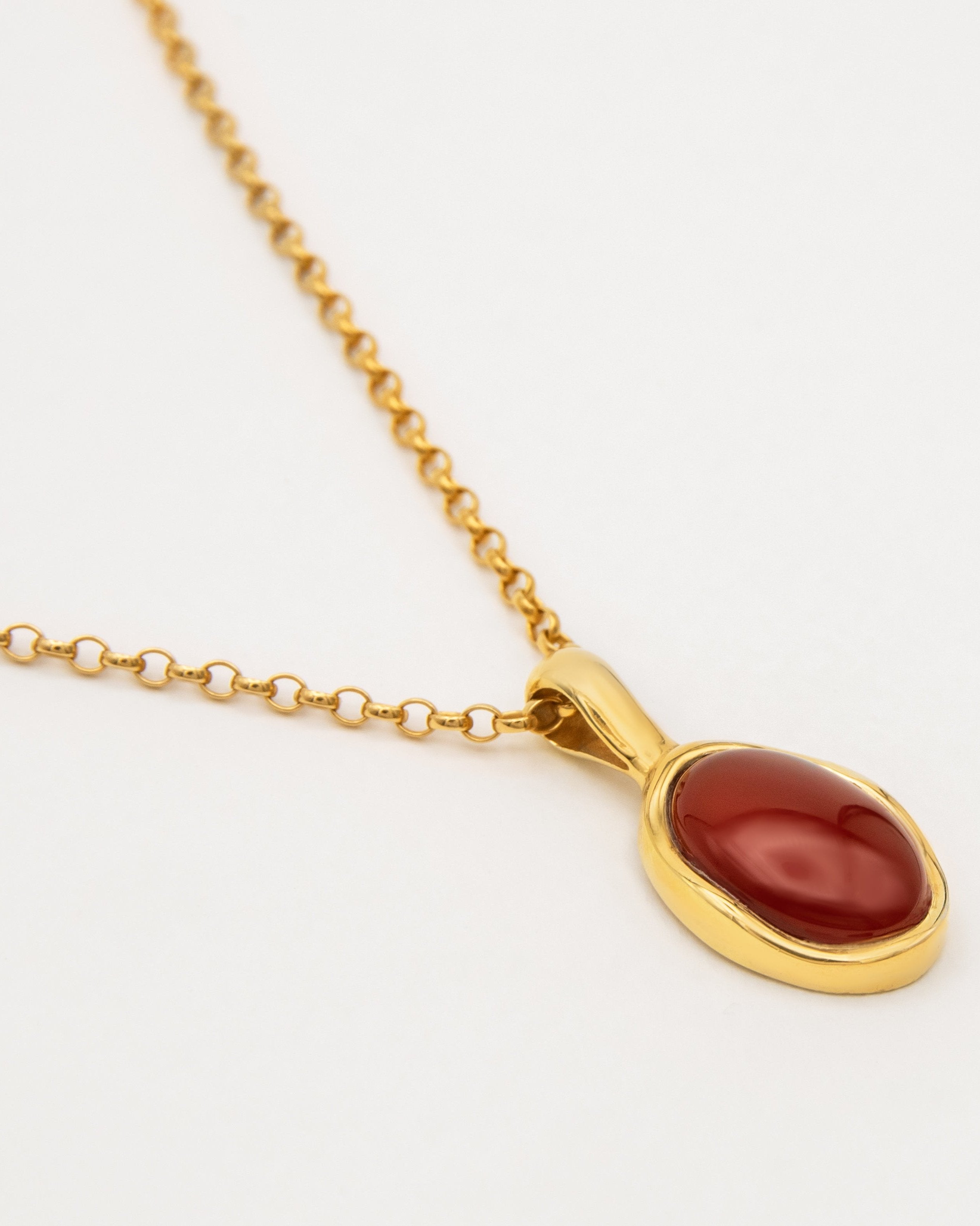 Figura necklace carnelian - Carolina de Barros