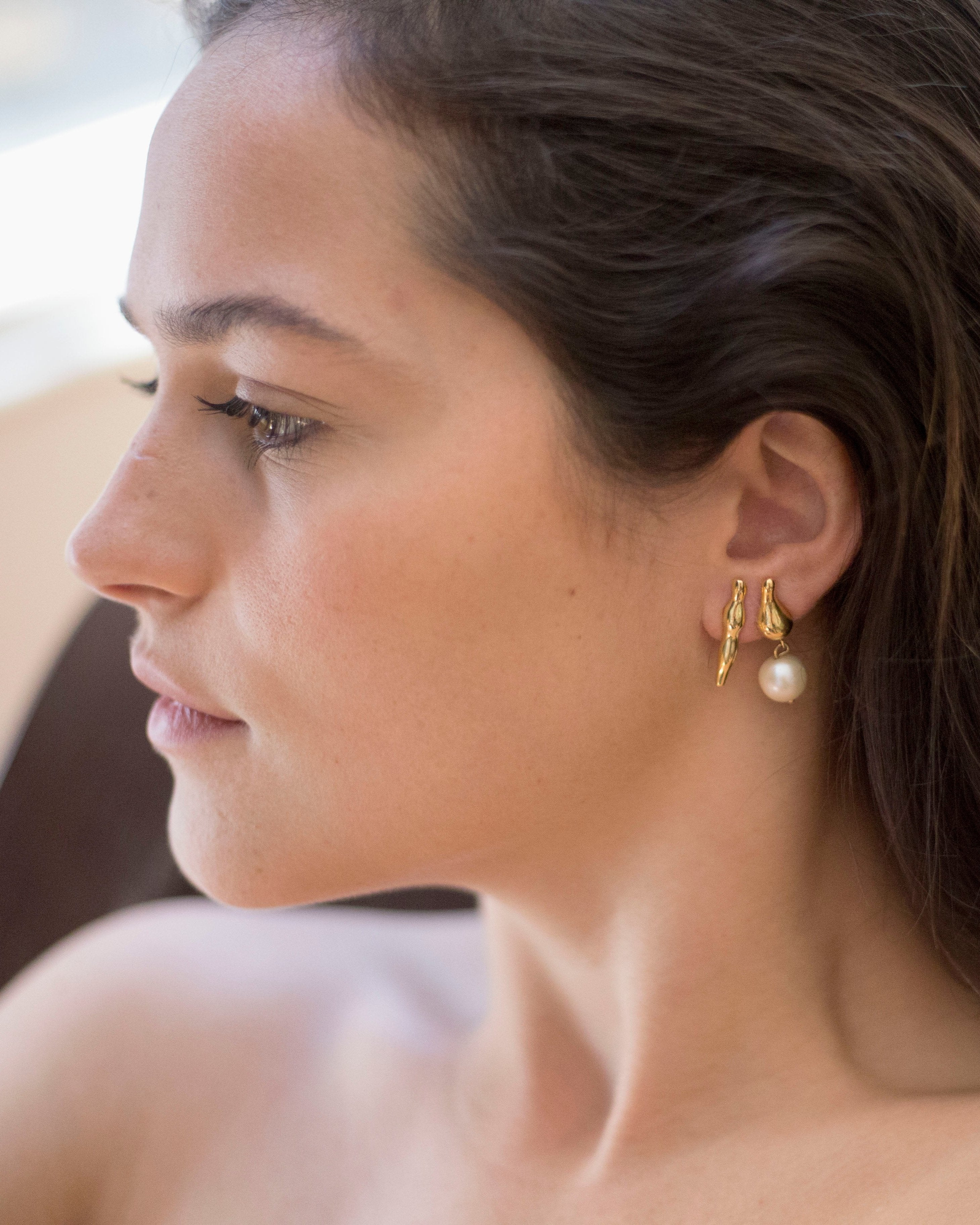 PERA EARRINGS GOLD