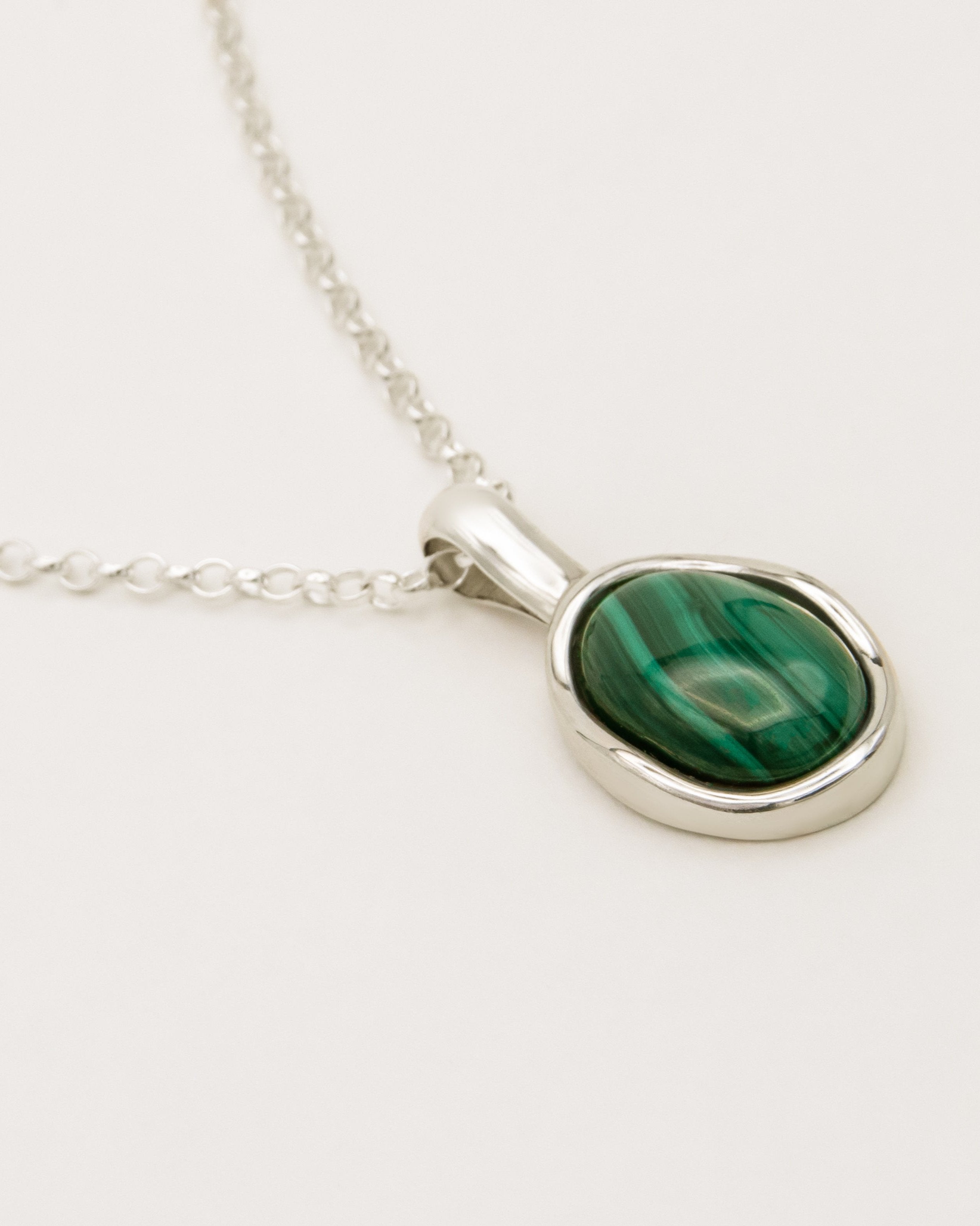 Figura necklace malachite - Carolina de Barros