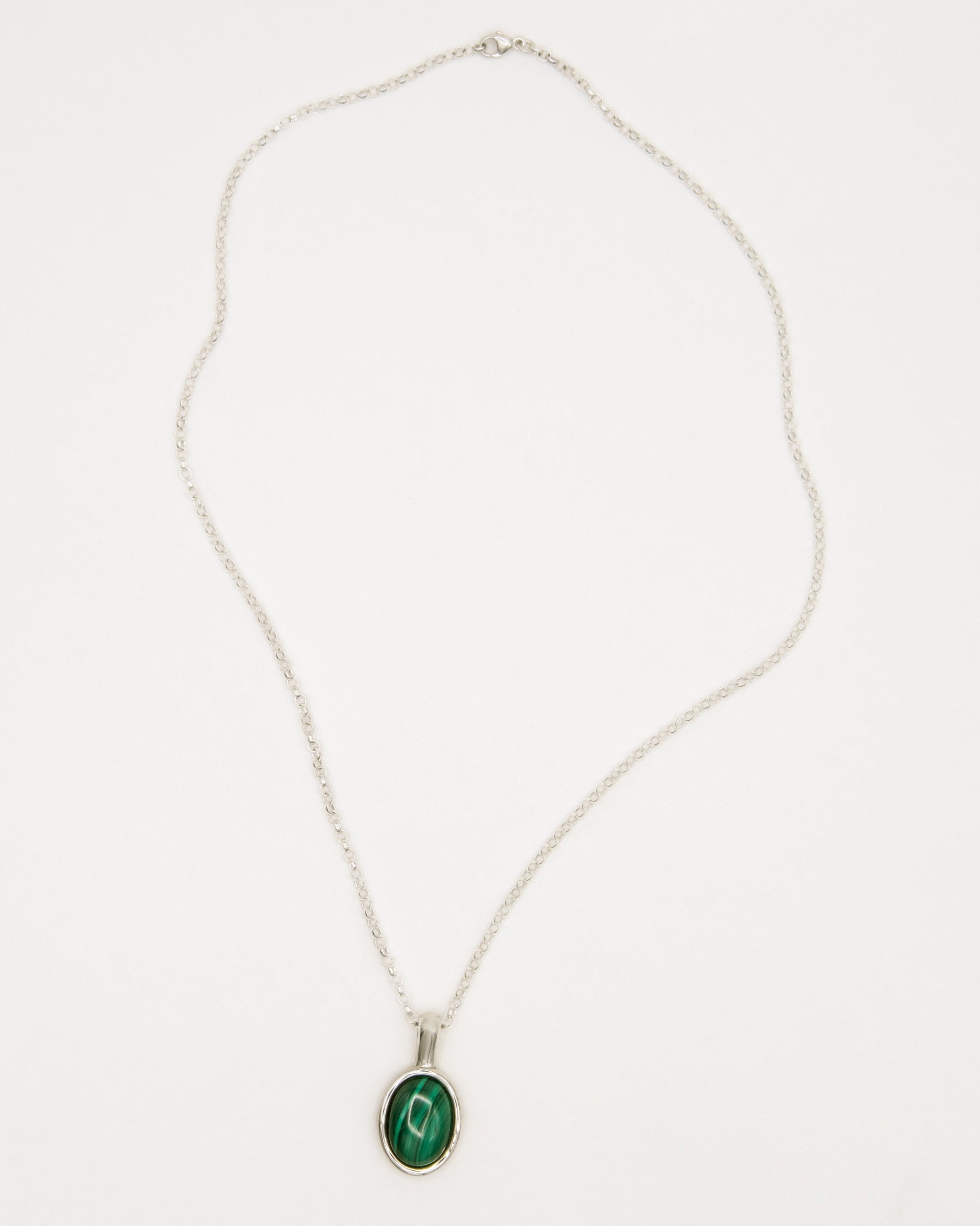 Figura necklace malachite - Carolina de Barros