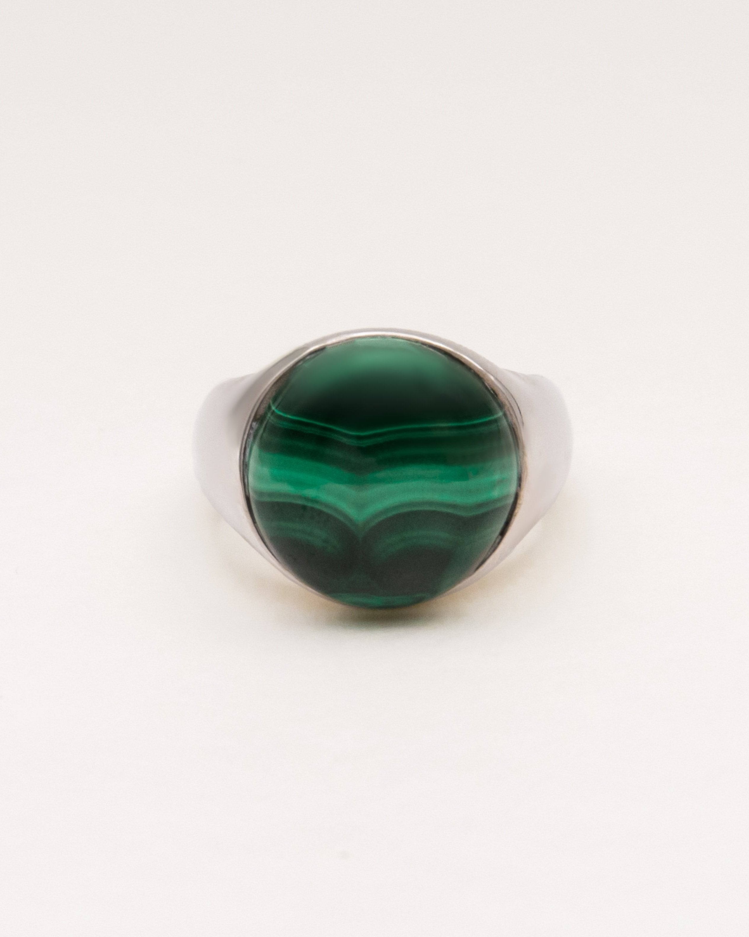 Figura ring malachite - Carolina de Barros