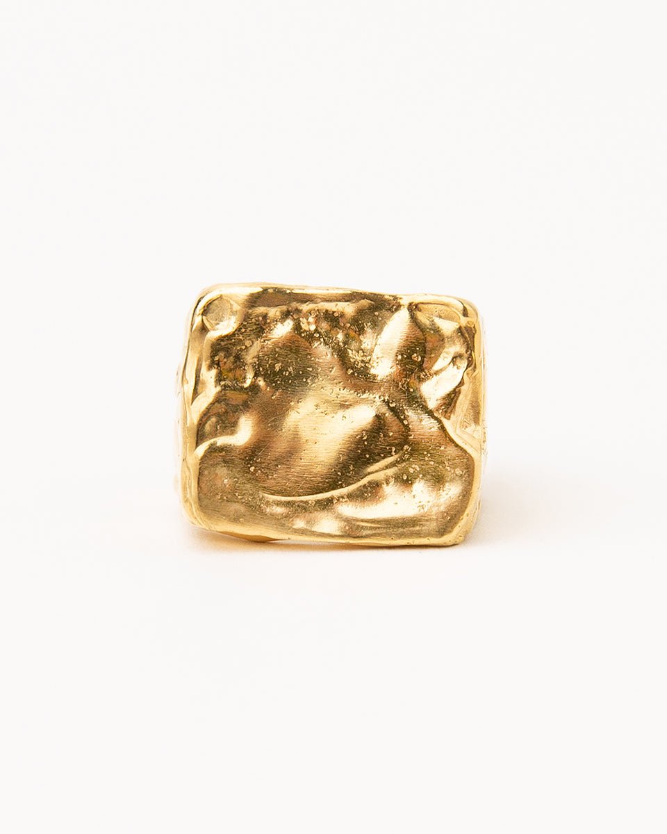 Carolina de Barros Jewellery Areia Rectangular Signet ring