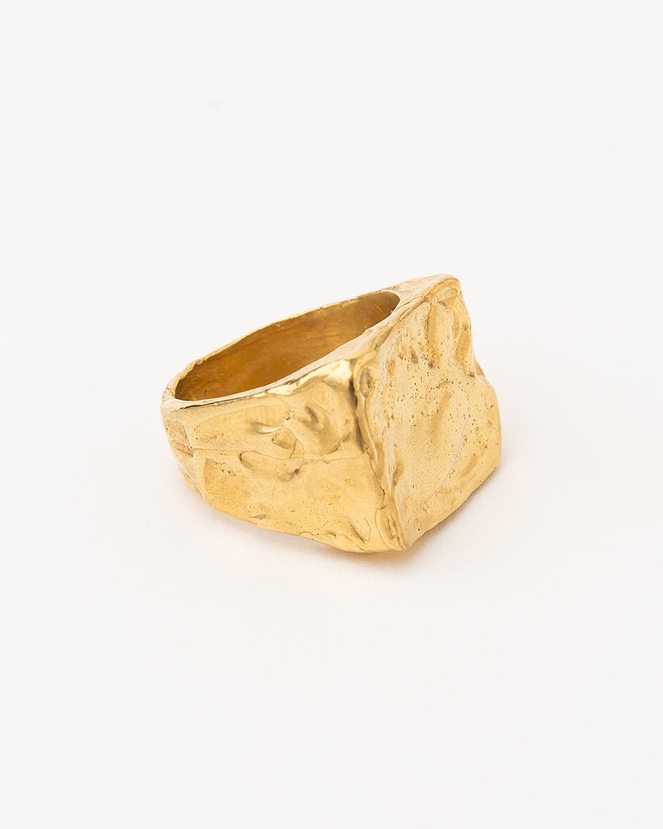 Carolina de Barros Jewellery Areia Rectangular Signet ring