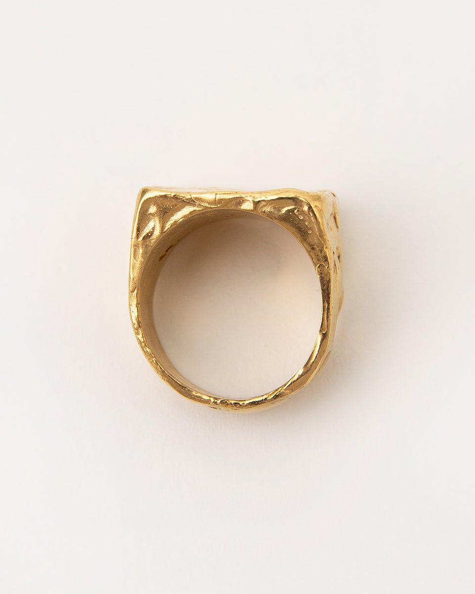 Carolina de Barros Jewellery Areia Rectangular Signet ring