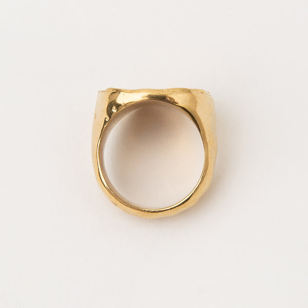 Carolina de Barros Jewellery Areia Round Signet ring