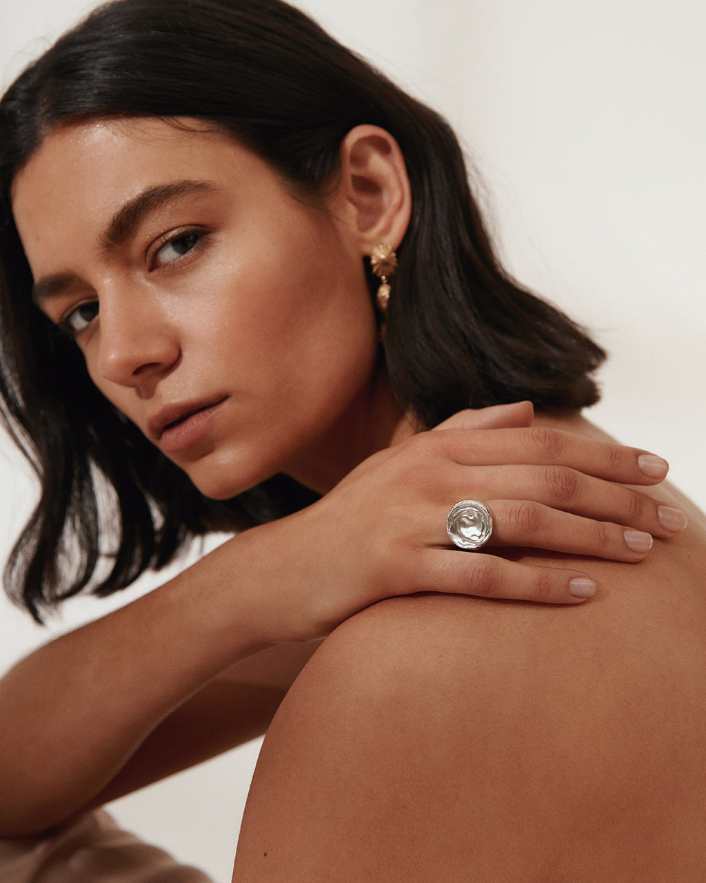 Carolina de Barros Jewellery Areia Round Signet ring